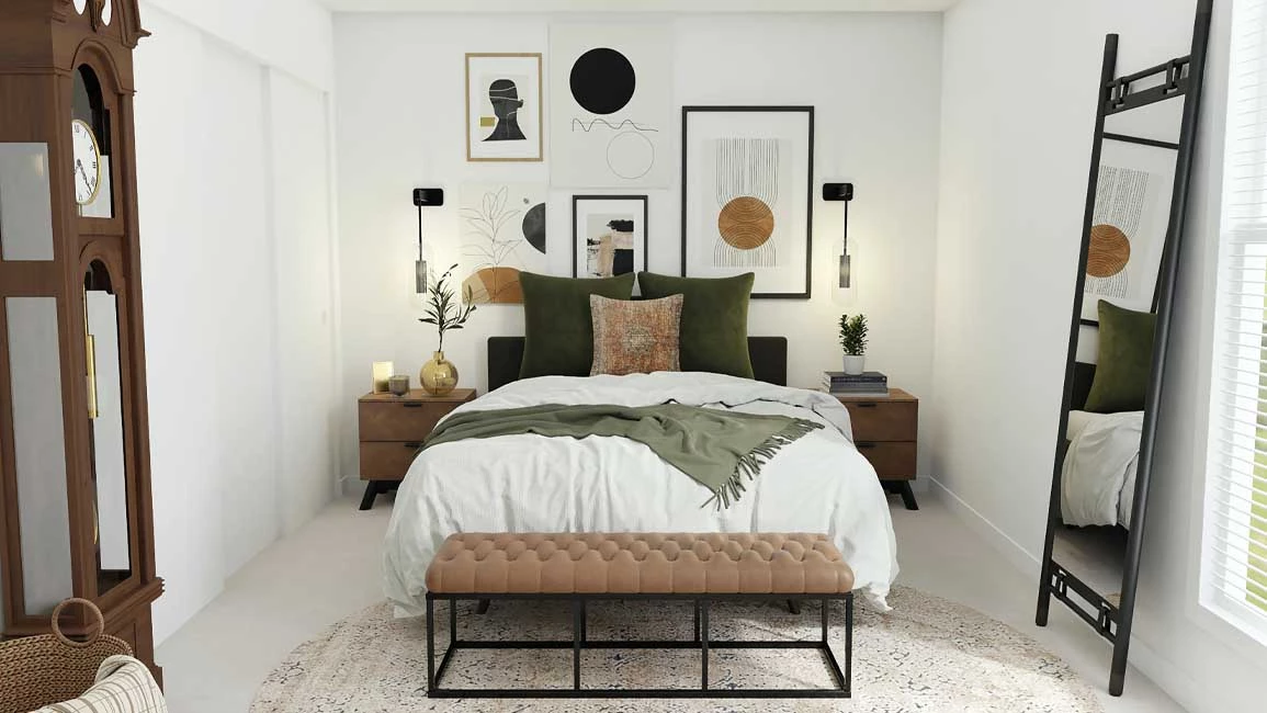 desain kamar tidur minimalis luas